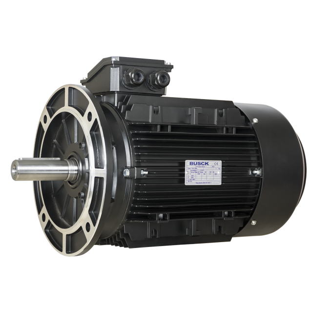 Busck AC motor T3A160L-2B5, 18,5kW, 2950RPM, B5, 400/690, 50 Hz, Aluminium