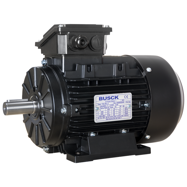 Busck AC motor T3A90L-4B3, 1,5kW, 1440RPM, B3, 230/400, 50 Hz, Aluminium