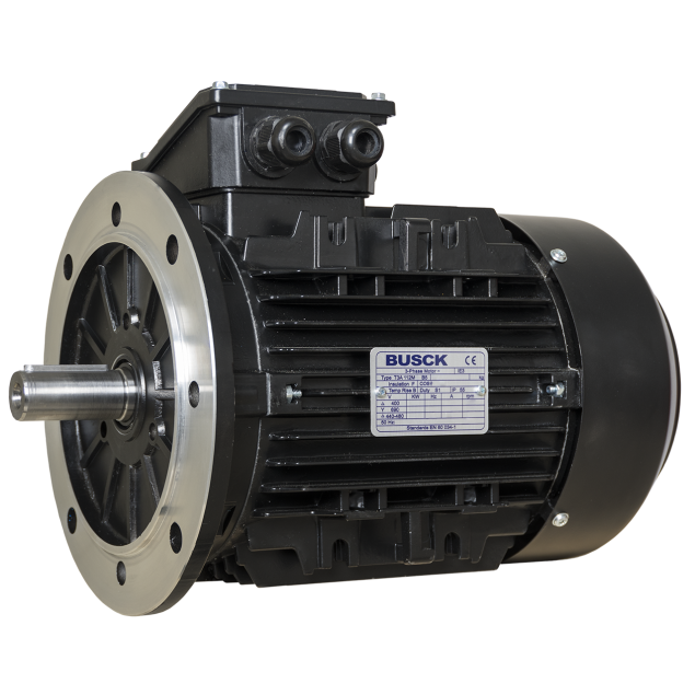 Busck Wechselstrommotor T3A112M-4B5, 4kW, 1450RPM, B5, 400/690, 50 Hz, Aluminium