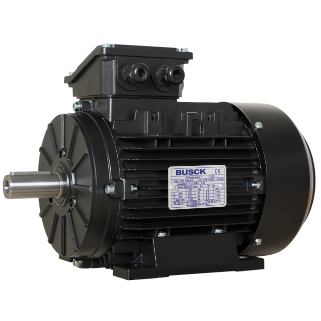 Busck AC motor T3A100L-6B3, 1,5kW, 955RPM, B3, 230/400, 50 Hz, Aluminium