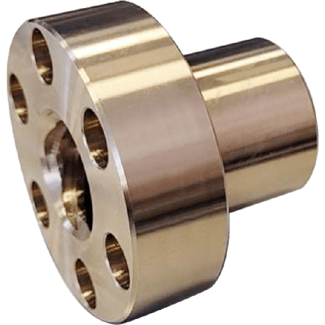 CONTI Tr 25x25 trapezoidal nut with flange, right thread, bronze