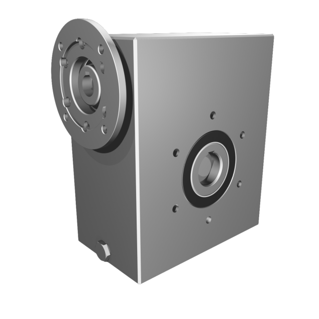 Clean-Geartech N50, worm gear Ø25, 36:1, input 63B14, stainless steel