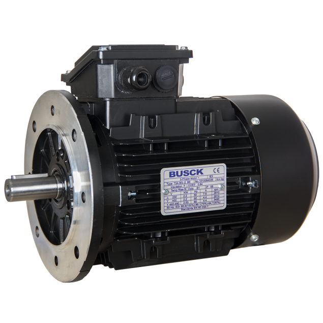 Busck AC motor T3A90L-2B5, 2,2kW, 2910RPM, B5, 230/400, 50 Hz, Aluminium