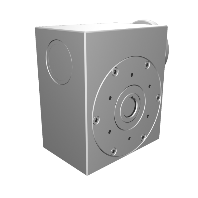 Clean-Geartech N45, snekkegear Ø18, 7:1, indgang 63B14, rustfrit stål