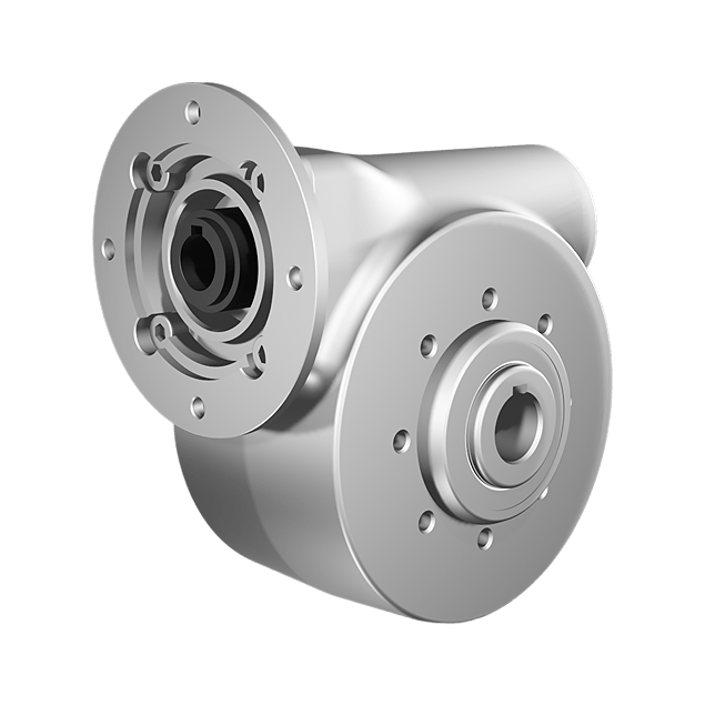 Clean-Geartech N63, worm gear Ø25, 60:1, input 80B14, stainless steel