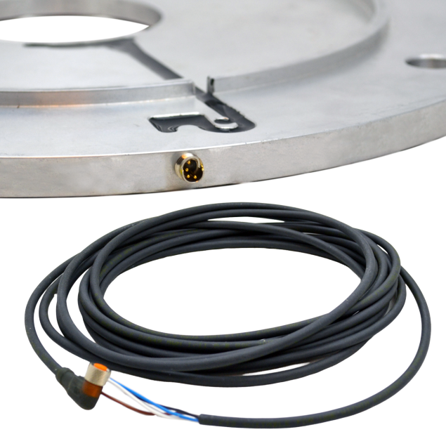 BEGE flangeencoder MIG Basic MB-160-14-0001-7, 1 pulser, 10m kabel, aluminium