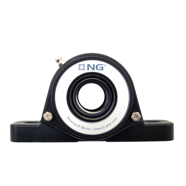 NG waterproof pillow block bearing SF2 Ø35, 2-bolt, open cover