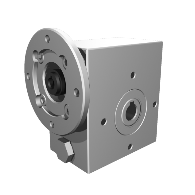 Clean-Geartech VFI I30, worm gear Ø14, 30:1, input 56B14, B3, OF320, stainless steel