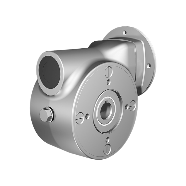 Clean-Geartech N63, worm gear Ø25, 10:1, input 71B14, stainless steel