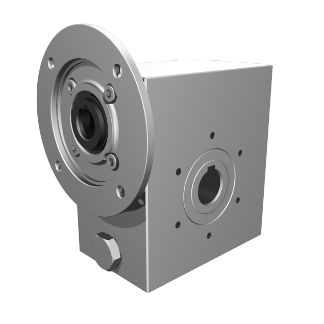 Clean-Geartech VFI I50, worm gear Ø25, 26:1, input 80B14, B3, OF320, stainless steel
