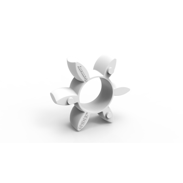 SPIDEX 15 white 92°, spider, Shore A, coupling element, polyurethane
