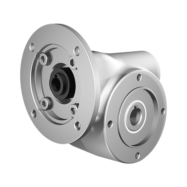 Clean-Geartech N30, worm gear Ø14, 20:1, input 63B14, stainless steel