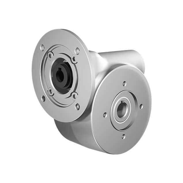 Clean-Geartech N45, worm gear Ø18, 10:1, input 71B14, stainless steel