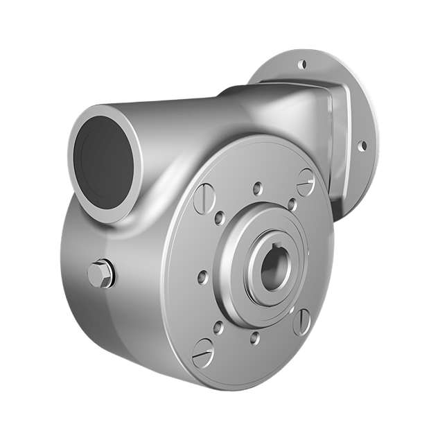 Clean-Geartech N50, Schneckengetriebe Ø25, 50:1, Eingang 71B14, Edelstahl