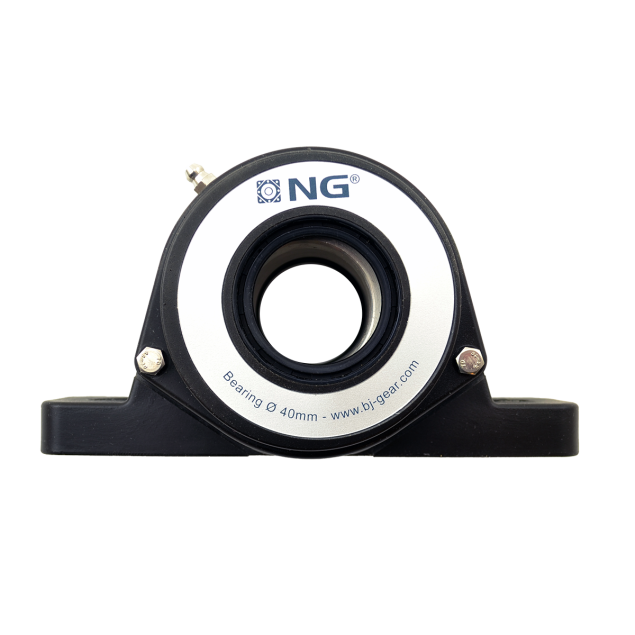 NG waterproof pillow block bearing SF2 Ø40, 2-bolt, open cover
