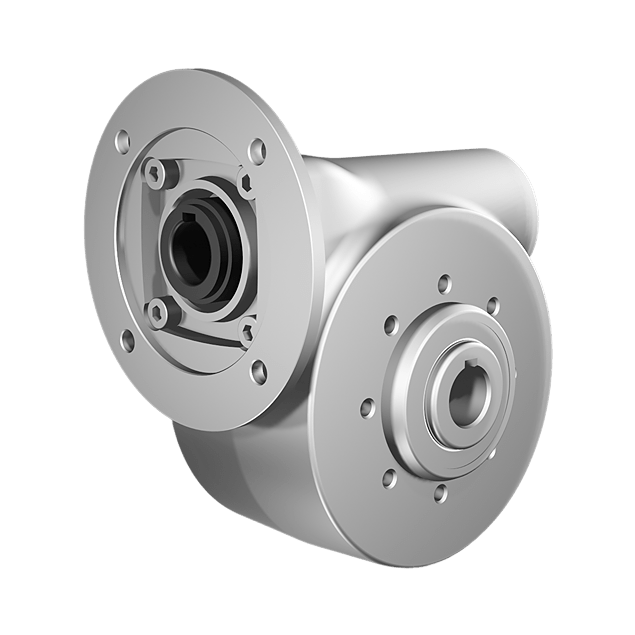 Clean-Geartech N63, Schneckengetriebe Ø25, 19:1, Eingang 90B14, Edelstahl