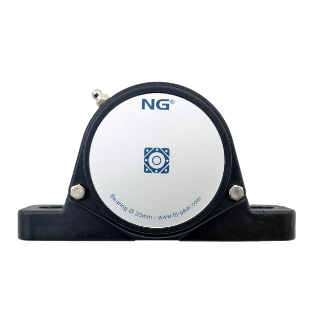 NG waterproof pillow block bearing SF2 Ø35, 2-bolt, closed cover