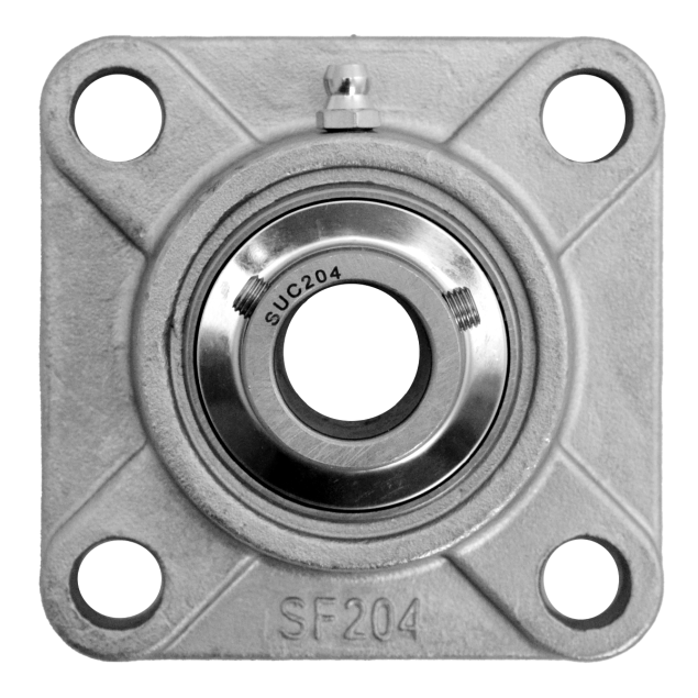 Flange bearing SF Ø20, 4-bolt, stainless steel
