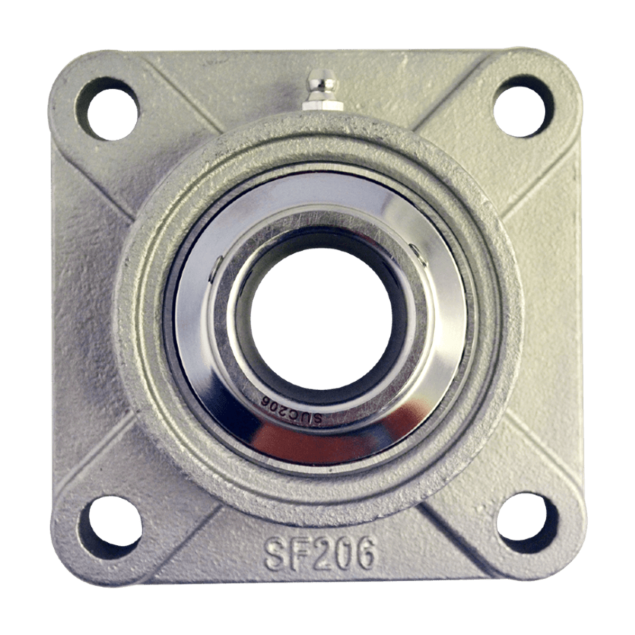 Flange bearing SF Ø30, 4-bolt, stainless steel