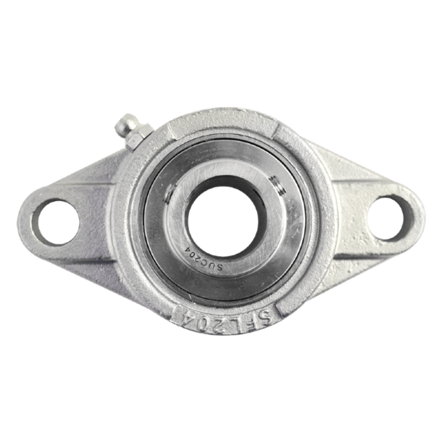 Flange bearing SFL Ø20, 2-bolt, stainless steel