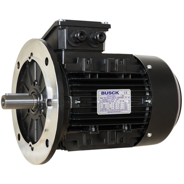 Busck AC-motor T3A100LB-4B5, 3kW, 1450RPM, 230/400V, 50Hz, aluminium