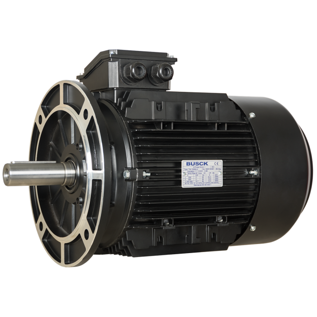 Busck AC motor T3A132S-4B5, 5,5kW, 1460RPM, B5, 400/690, 50 Hz, Aluminium