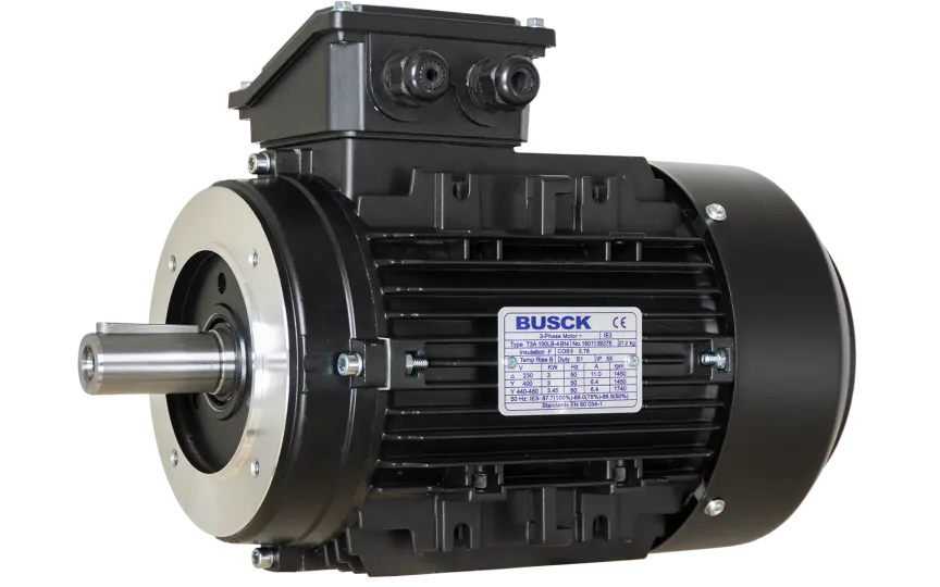 Busck AC motor T3A100LA-4A22, 2.2kW, 1450RPM, 230/400V, 50Hz, ATEX 22, aluminium