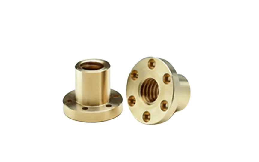 CONTI FXN Tr 40x14 trapezoidal nut with flange, right thread, bronze