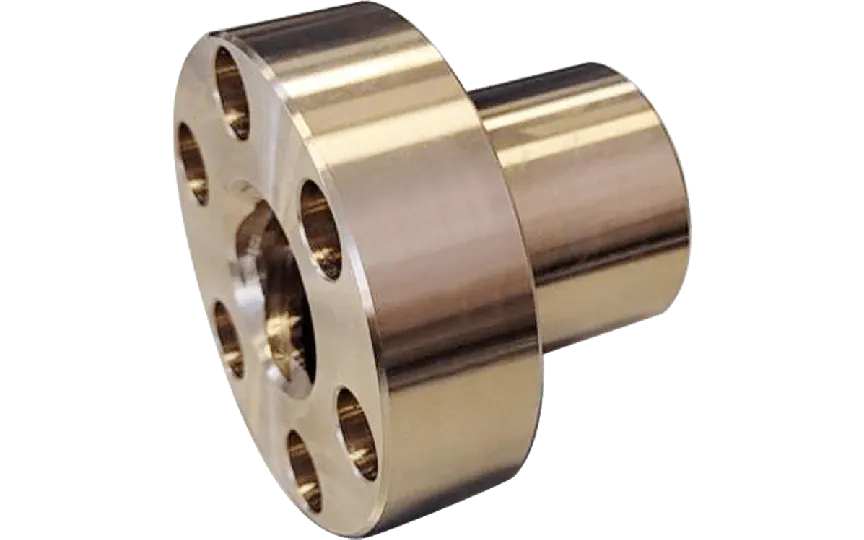 CONTI Tr 25x25 trapezoidal nut with flange, right thread, bronze