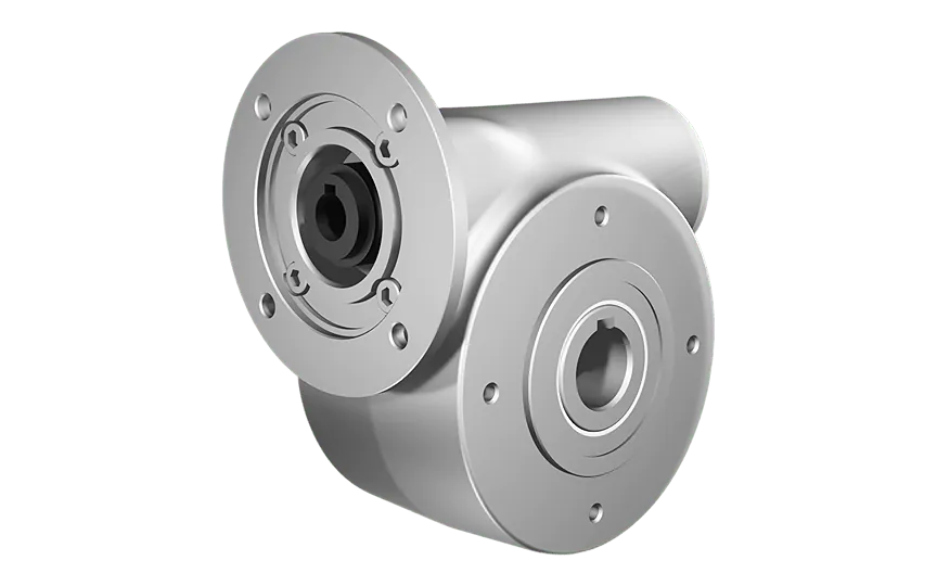 Clean-Geartech N50, worm gear Ø25, 14:1, input 80B14, stainless steel