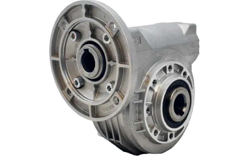 Hydro-Mec 063, worm gear Ø25 SS hollow shaft, 36:1, input 90B14, aluminium