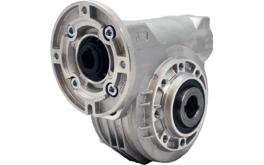 Hydro-Mec 063, snekkegear Ø25 SS hulaksel, 40:1, indgang 71B14, aluminium