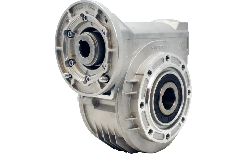 Hydro-Mec 085, worm gear Ø35 SS hollow shaft, 14:1, input 90B14, aluminium