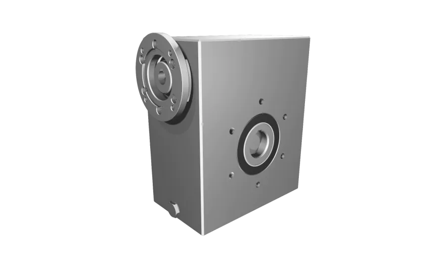 Clean-Geartech VFI I11, worm gear Ø42, 53:1, input 80B14, B3, OF320, stainless steel