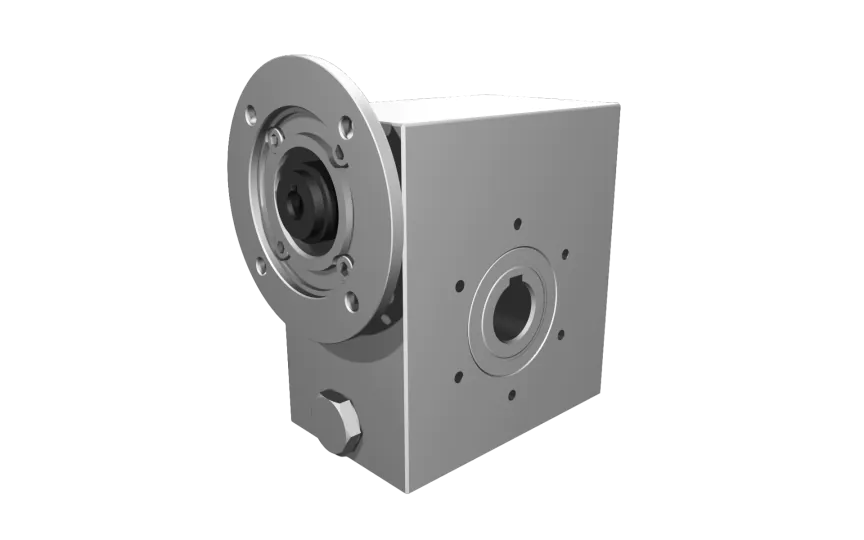 Clean-Geartech VFI I50, worm gear Ø25, 68:1, input 71B14, B3, OF320, stainless steel