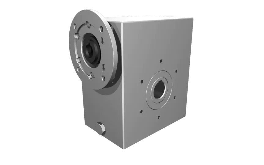 Clean-Geartech VFI I85, worm gear Ø35, 28:1, input 90B14, B3, OF320, stainless steel