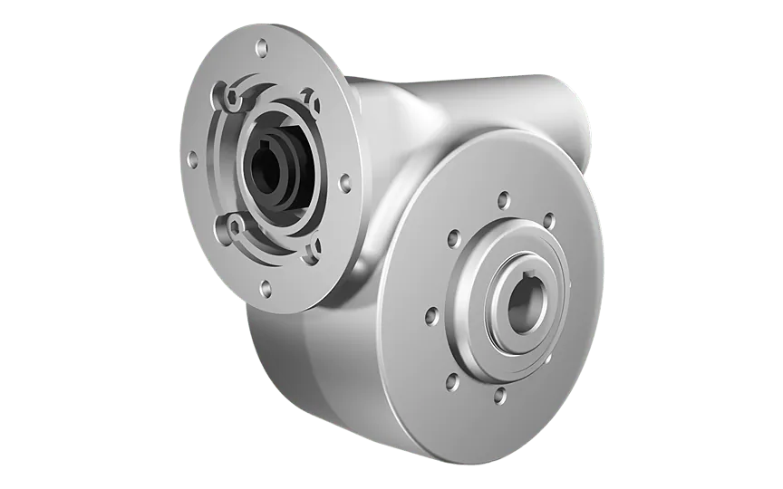 Clean-Geartech N63, worm gear Ø25, 60:1, input 80B14, stainless steel