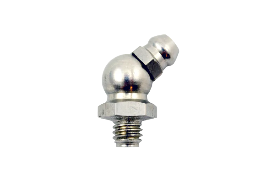 NG grease nipple M6x1, 45 degrees, stainless steel