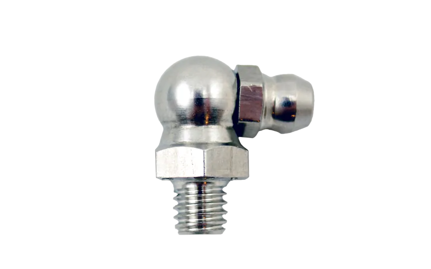 NG grease nipple M6x1, 90 degrees, stainless steel