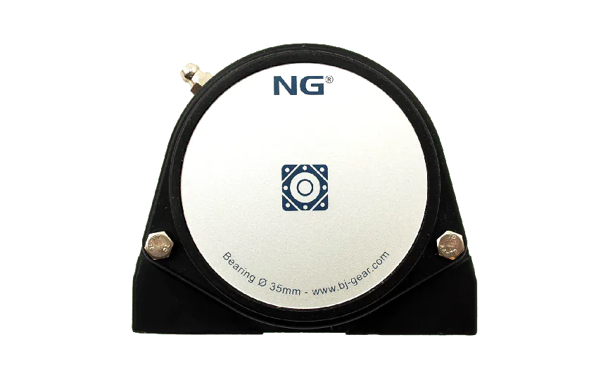 NG waterproof pillow block bearing with thread S2 Ø35, 2-bolt, closed cover