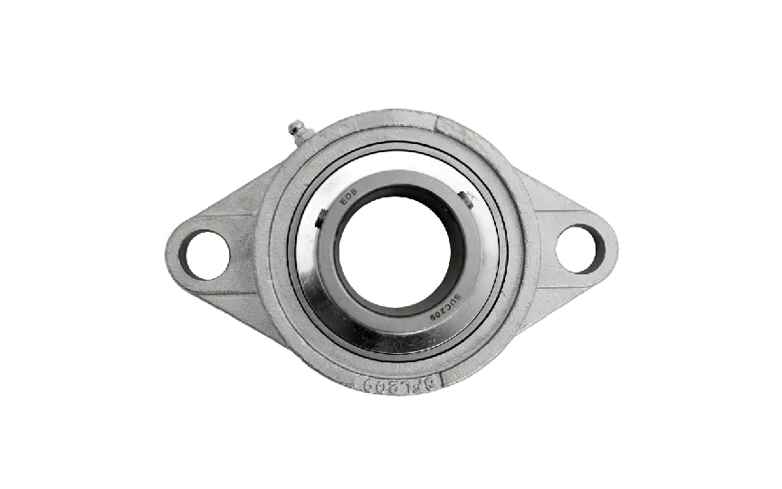 Flanged bearing SUCFL209S, Ø45, 2-holes, stainless steel