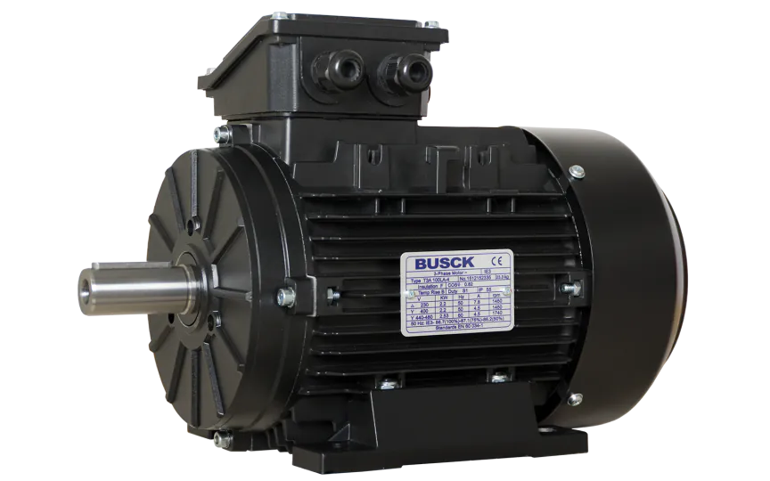 Busck AC motor T3A100LB-4B3, 3kW, 1450RPM, B3, 230/400, 50 Hz, Aluminium