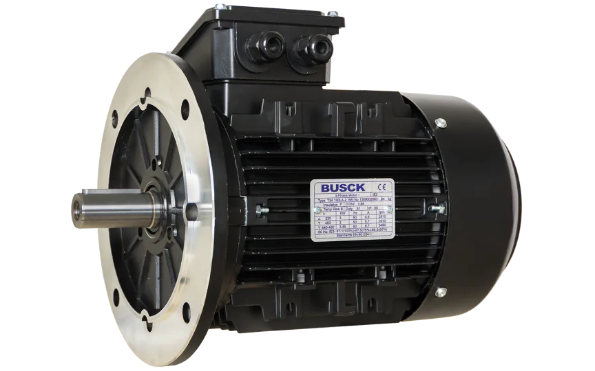 Busck Wechselstrommotor  T3A100LB-4B5, 3kW, 1400RPM, B5, 230/400, 50 Hz, Aluminium