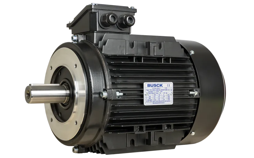 Busck Wechselstrommotor  T3A132S-4, 5,5kW, 1460RPM, B14, 400/690, 50 Hz, Aluminium