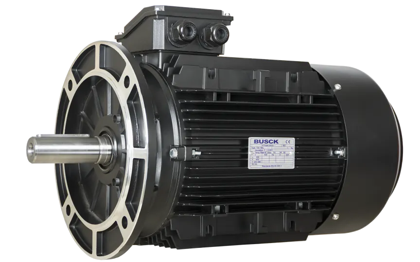 Busck AC motor T3A160L-8B5, 7,5kW, 720RPM, B5, 400/690, 50 Hz, Aluminium