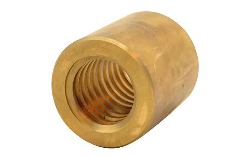 CONTI HBD Tr 12x3 cylindrical trapezoidal nut, right thread, bronze