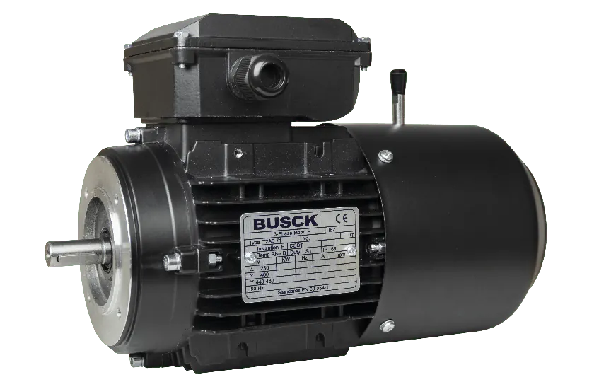 Busck Wechestrommotor mit Bremse T2AB71B-6, 0.25kW, 910RPM, 230/400V, 50Hz, Aluminium