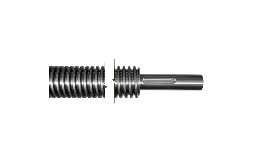 TR24x5 Trapezoidal Spindle – Cut to Custom Length, Ø18x84 Machined with Keyway