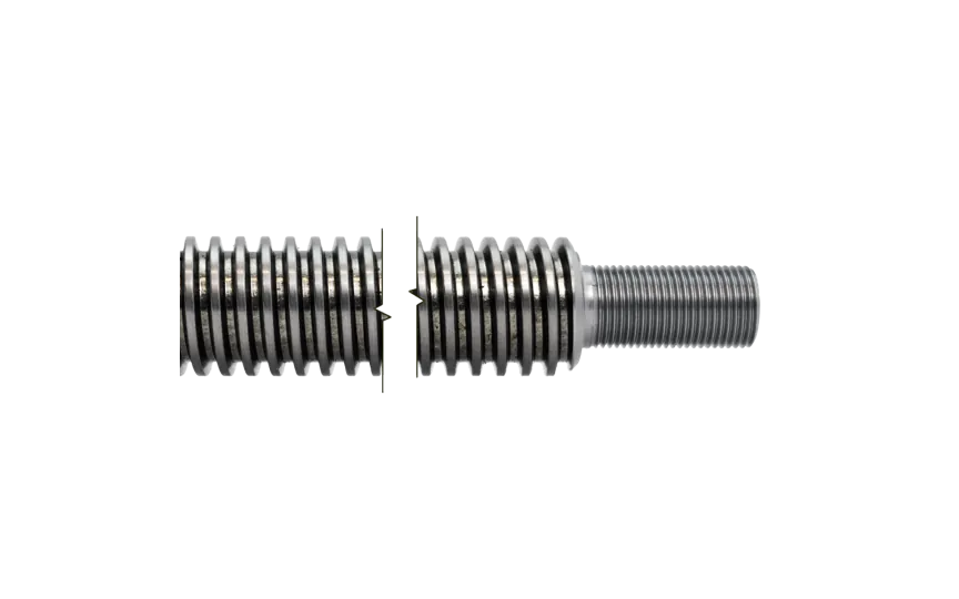 TR40x7 Trapezoidal Spindle – Cut to Custom Length, M24x2 Male Thread