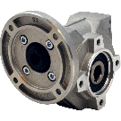 Hydro-Mec 030, worm gear Ø14 SS hollow shaft, 40:1, input 63B14, aluminium